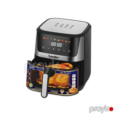 Sonifer SF-1043 Çoxfunksiyalı Elektrikli Qızardıcı Böyük Tutumlu Elektrikli Qızardıcı 8.2L Airfryer — Bakı