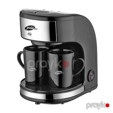 Goldmaster GM-7331 - Kofe Maşını 450W Güc Damcılı Plastik və Paslanmayan Polad Material — Bakı
