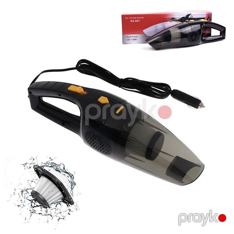 Avtomobil Üçün Əl Tozsoranı SS-801 120 V 5 başlıqlı Güçlü Avtomobil Təmizləmə Cihazı Qara — Tozsoran, Bakı (3)