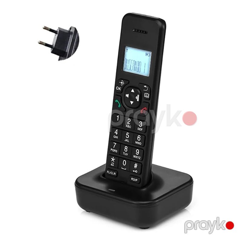 Panaphone Simsiz Ev Telefonu Çoxdilli LCD displey Zəng Ekranı Ev Ofis Masaüstü Üçün Portativ Telefon — Telefonlar və qadjetlər, Bakı (5)