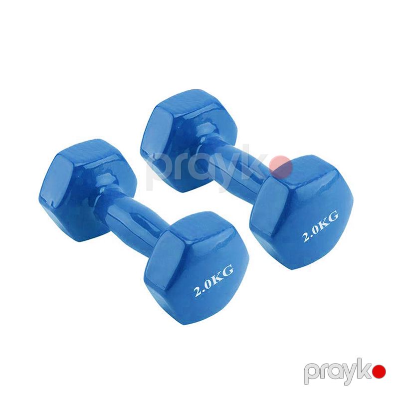 Sweat Kauçuk Örtüklü Qantel Dəsti 2x 2kq Toplam Ağırlıq 4kq — Fitness və simulyatorlar, Bakı (4)