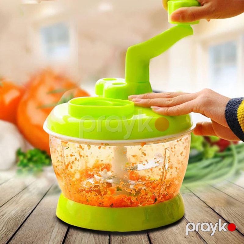 Əl ilə işləyən qida prosessoru çoxfunksiyalı Tərəvəz qida doğrayıcı kompakt və güclü tərəvəz və soğan doğrayıcı — Ev texnikası, Bakı (5)