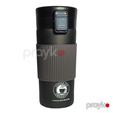 Paslanmayan Polad Qəhvə Termosu, 350 ml, Hamar dizaynlı yungül termos — Bakı