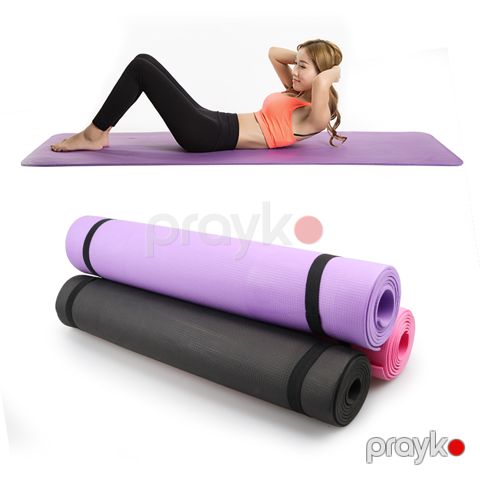 Ekoloji Təmiz Yoga Mat 173 x 60 x 0.6 sm Nəmə Davamlı Yoga Plates Matı Gimnastika Matı — Bakı