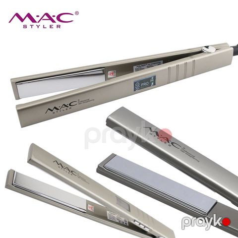 MAC MC-5519 Saç Düzləşdiricisi M.A.C Styler MC-5519 Keratin Mac Styler Peşəkar LCD ekran saç düzləşdirici — Bakı