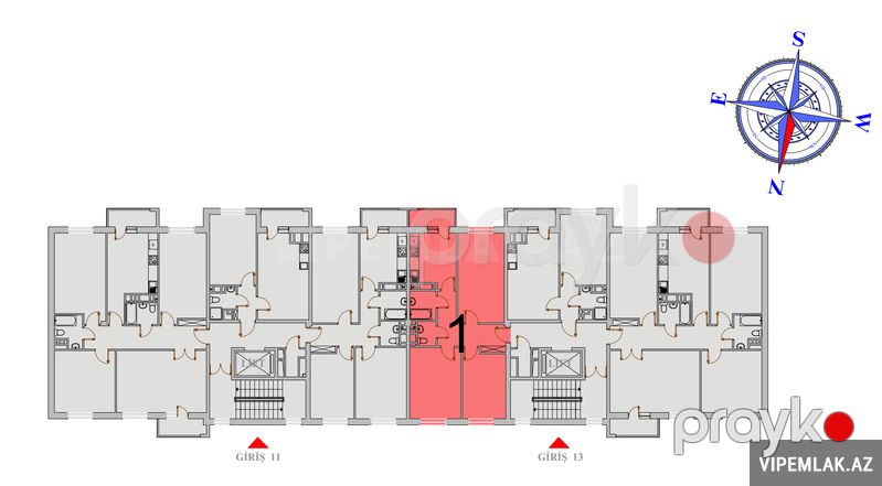 Suraxanı rayonunda 3 otaqlı Yeni tikili Satılır, 73 m² — Mənzil, Bakı (2)