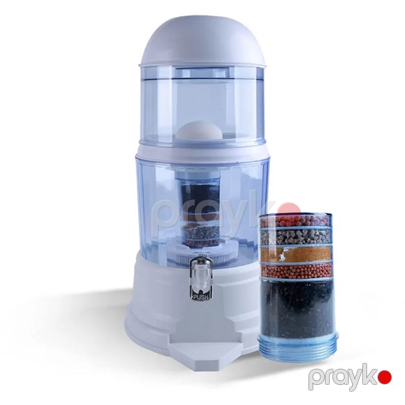 16L Su Filtri Su Təmizləyicisi Seramik Karbon Mineral Təmizləyici Filtr Dispenser Filtrasiya Sistemi — Termos və termoş, Bakı (6)