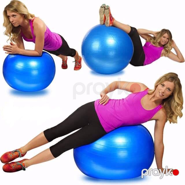Pilates Topu Yoga Pilates Aerobik Gimnastika Topu 65 sm Pilates Ball Fitness Məşq Rehabilitasyon Plates Topu — Fitness və yoqa, Bakı (3)