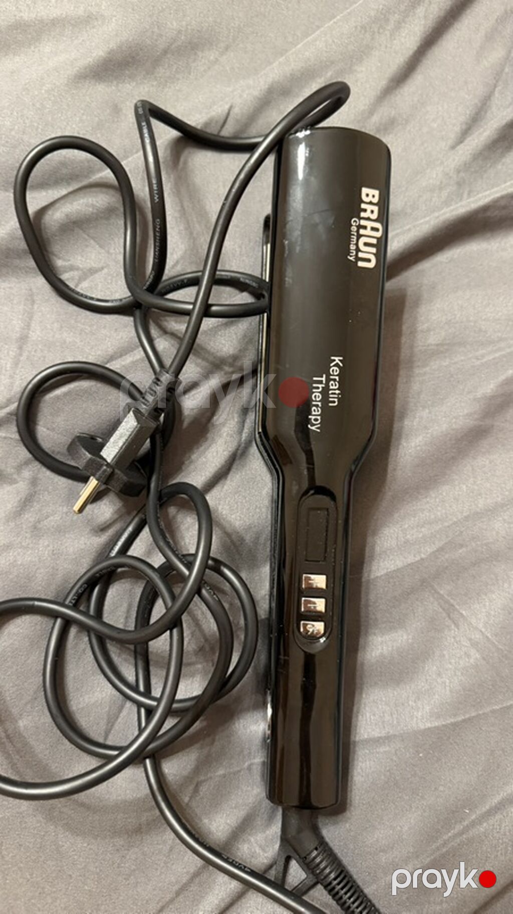 Braun Keratin Therapy saç ütüsü - Brend: Braun (Germany loqosu — Saç burmağa və düzəltməyə, Bakı (3)