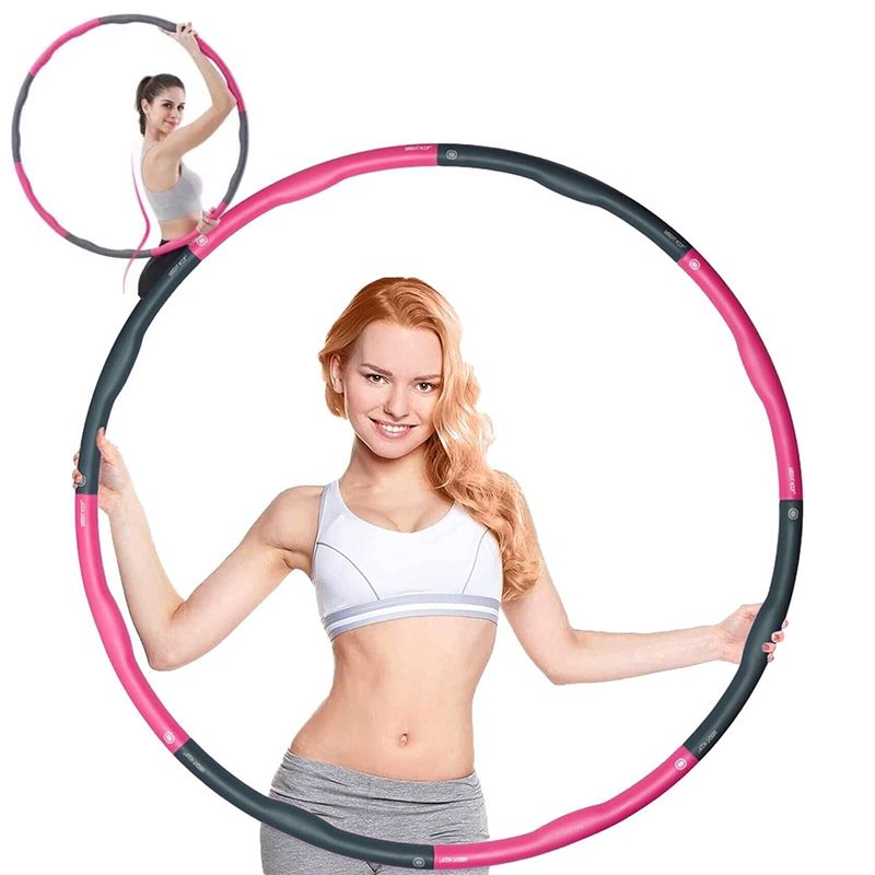 Bənövşəyi Rengli Halqa 94 sm Dayanıqlı Ağırlıqlı Hula Halqalı Fitnes Məşq Avadanlığı 94 sm İdman Zalı Məşq Hula Halqası — İdman, hobi, istirahət, Bakı (6)
