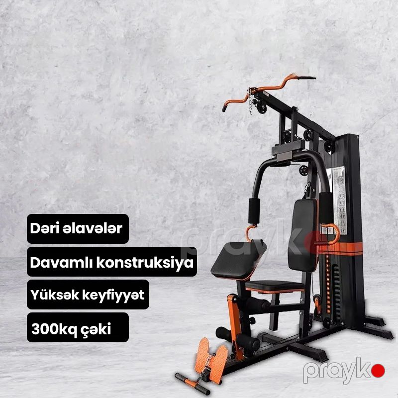 Kombinasiyalı Çoxfunksiyalı Fitnes Aləti İdman Zalı Ev Məşq İdmanı Üçün Bodibildinq Tək Oturacaqlı Fitnes Aləti — Fitness və simulyatorlar, Bakı (2)