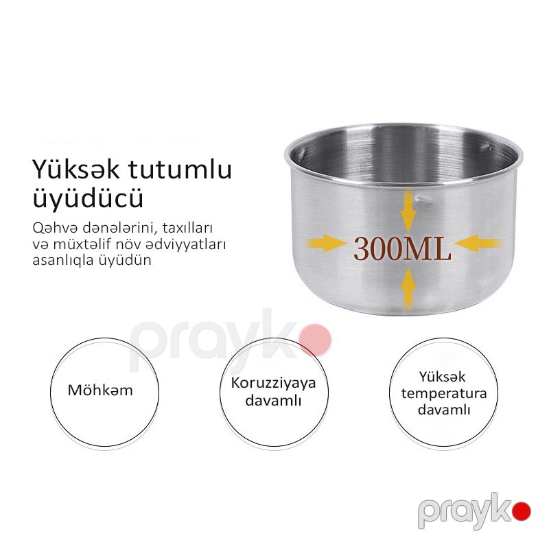 Elektrikli Ədviyyat Üyütmə Maşını, Qəhvəçəkən, Taxıl Dəyirmanı Elektrikli Ədviyyat Üyüdücü — Digər mətbəx texnikası, Bakı (6)