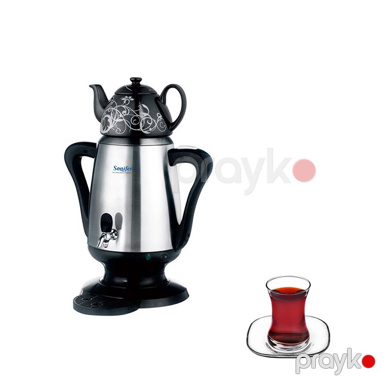 Sonıfer SF-2022 Çaydan Samovar Dəsti Elektrikli Keramika Çaydan 1L+3L Professinal Elektrikli Samovar — Samovarlar, Bakı (2)