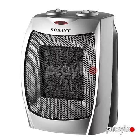 Sokany Elektrikli Portativ İsidici Yüksək Güclü 2000w Masaüstü Qızdırıcı LED İşıqlı Tənzimlənən Termostat Nəzarəti — Bakı