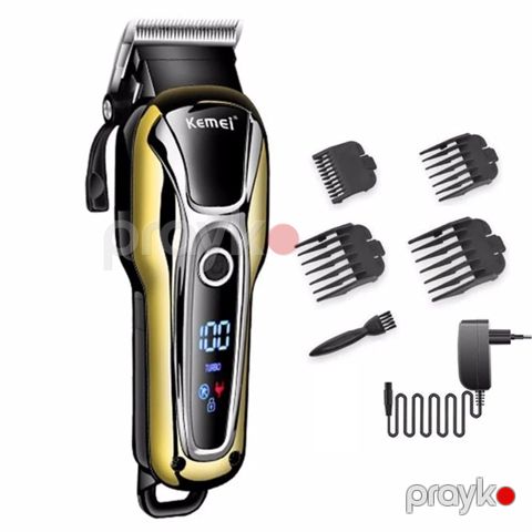 Kemei KM-1990 Saç Saqqal Təraş Maşını Kişilər Üçün Trimmer — Bakı