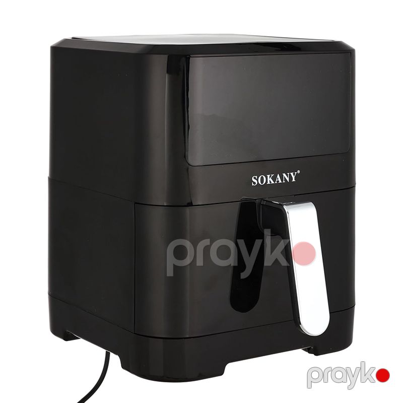 Sokany Rəqəmsal Toxunma Ekranlı Ağıllı Air Frey 8l Hava Firitözü Əvvəlcədən Tərtib edilmiş Reseptli SK-8043 Sensorlu Fritöz — Digər mətbəx texnikası, Bakı (3)