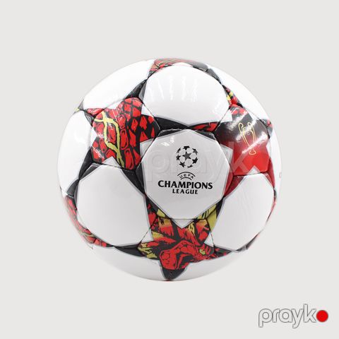 Futbol Topu Sadə Ulduz Dizaynlı Futbol Topu Çempionlar Liqası Topu — Bakı