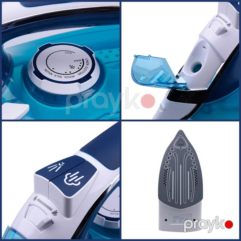 DSP Elektrikli Professional Buxarlı Ütü 2000W Gücə Məxsus Davamlı Buxar Özelliyi Seramik Ütü 220-240V 50/60Hz — Ev texnikası, Bakı (4)