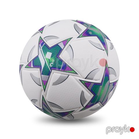 Professional Rəngbərəng Futbol Topu Liqa 01 4 Nömrə Yaşıl Rengli — Bakı