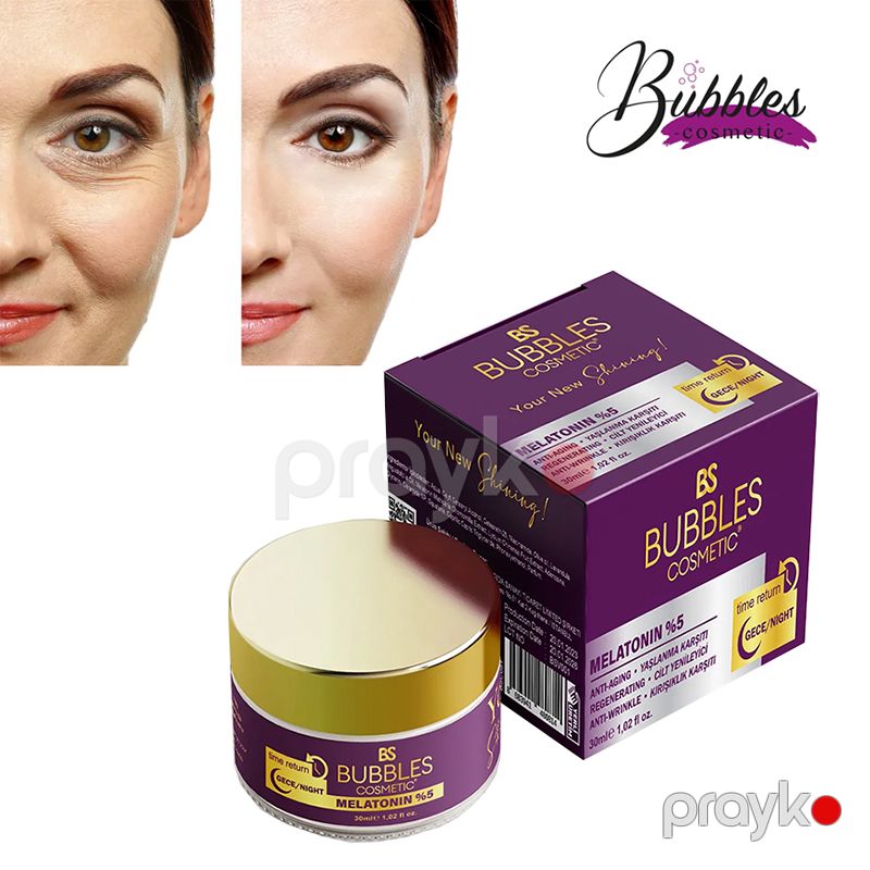 Bs Bubbles Cosmetic Cavanlaşdırıcı Yaşlanmaya Qarşı Onarıcı Anti Aging Gəcə Kremi 30ml BSC081 — Gözəllik və səhiyyə, Bakı (5)