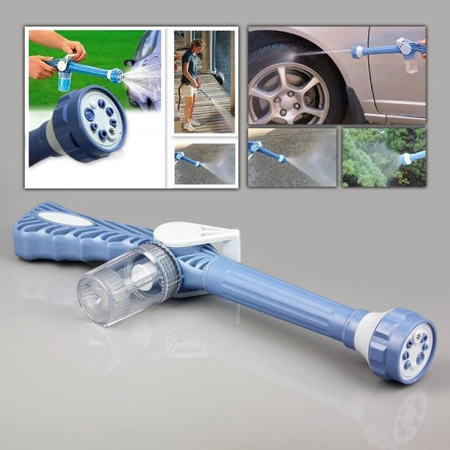 Su şlankları üçün 5 rejimli universal başlıq su və şampunla yumaq üçün – Ez Jet Water Cannon — Bakı