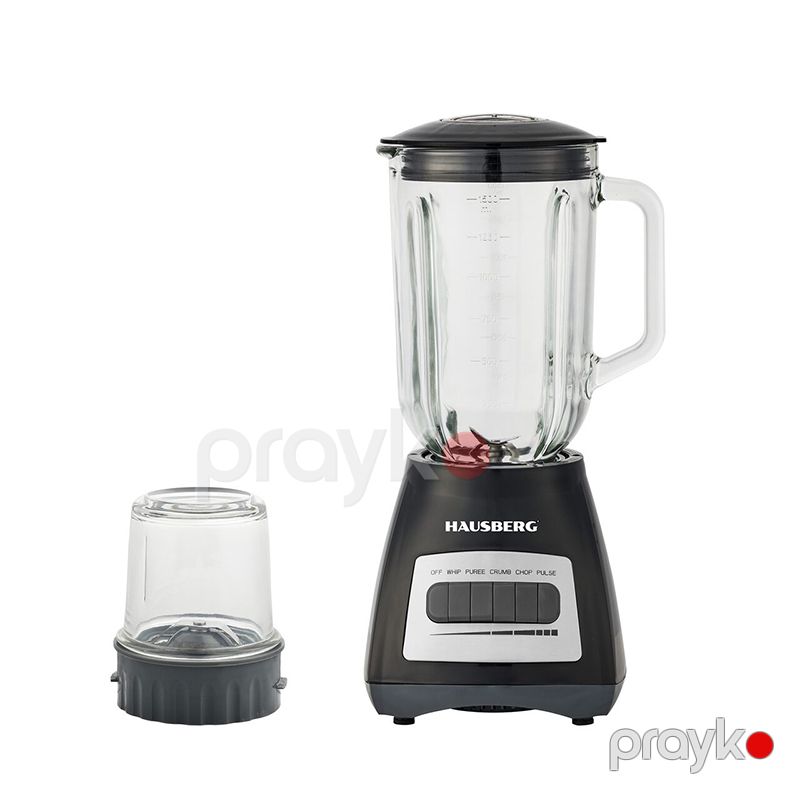 Smoothie Blender Hausberg HB-7772NG 4 Sürətli Paslanmayan Polad Bıçaqlı 1.5L Şüşə Blender — Blenderlər, xırdalayanlar və mikserlər, Bakı (3)