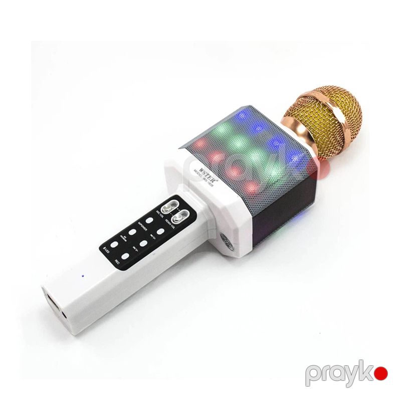 Mikrofon Wster WS-1828 Mikrofonu + kolonka Qırmızı Rengli Wster WS-1828 — Oyuncaqlar, Bakı (5)