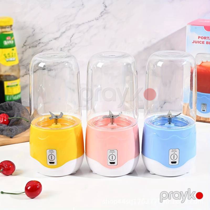 İstifadəsi Asan Portativ Kokteyl Blenderi USB Elektrikli Simsiz Meyvə Qarışdırıcı Blender 400ml Tutumuda Smoothies Shakes — Ev texnikası, Bakı (2)