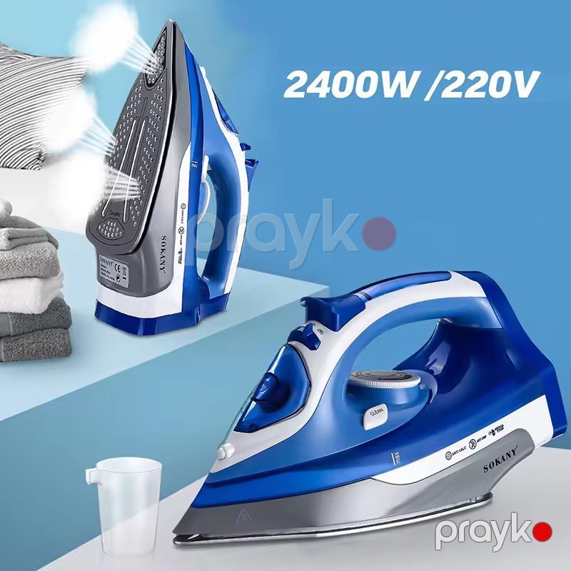 Sokany 8878C Yüksək Keyfiyyətli Buxarlı Ütü Elektrikli 2000W Güclü Buxar Ütüsü — Ev texnikası, Bakı (2)