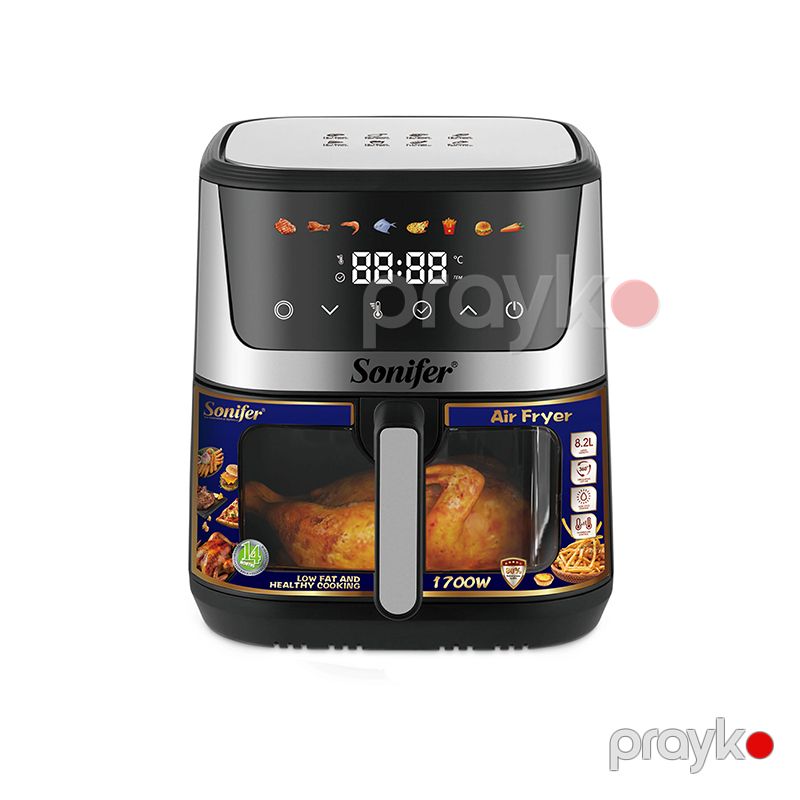 Sonifer SF-1043 Çoxfunksiyalı Elektrikli Qızardıcı Böyük Tutumlu Elektrikli Qızardıcı 8.2L Airfryer — Digər mətbəx texnikası, Bakı (2)
