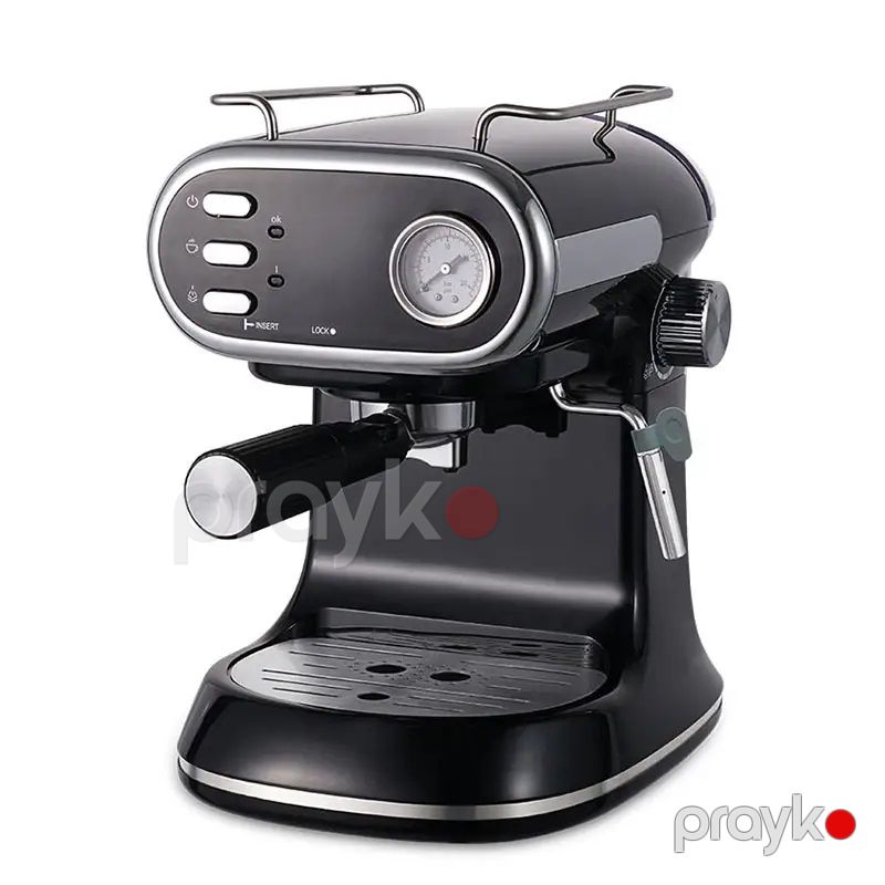 DSP Avtomatik Espresso Qəhvə Maşını 15 Bar Təzyiqli Yarımavtomatik Qəhvə Dəmləyicisi 1L Sahib Elektrikli Espresso — Digər mətbəx texnikası, Bakı (2)