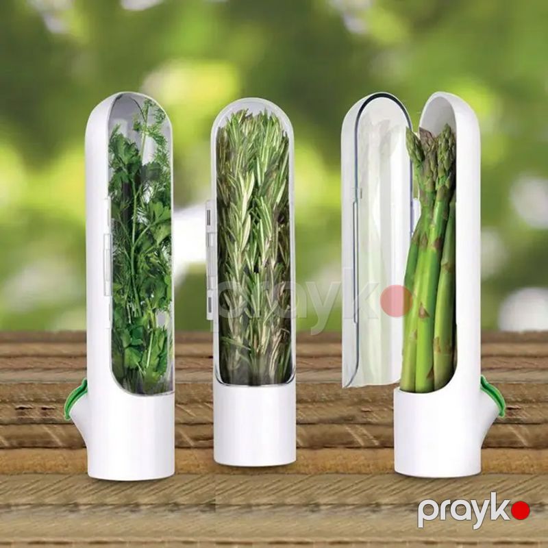 Göyərti Tərəvəz Təzə Saxlamaq Üçün Premium Ot Saxlama Konteyneri Göyərti Saxlama Qabı — Qablar və mətbəx əşyaları, Bakı (7)