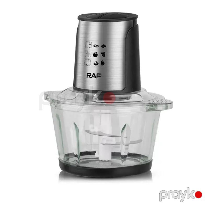 RAF R.7018 Protativ Elektrikli Blender Qida Tərəvəz Meyvə Doğrayıcısı 500W Gücə Məxsus Elektriikli Doğrayıcı 2L — Blenderlər, xırdalayanlar və mikserlər, Bakı (6)
