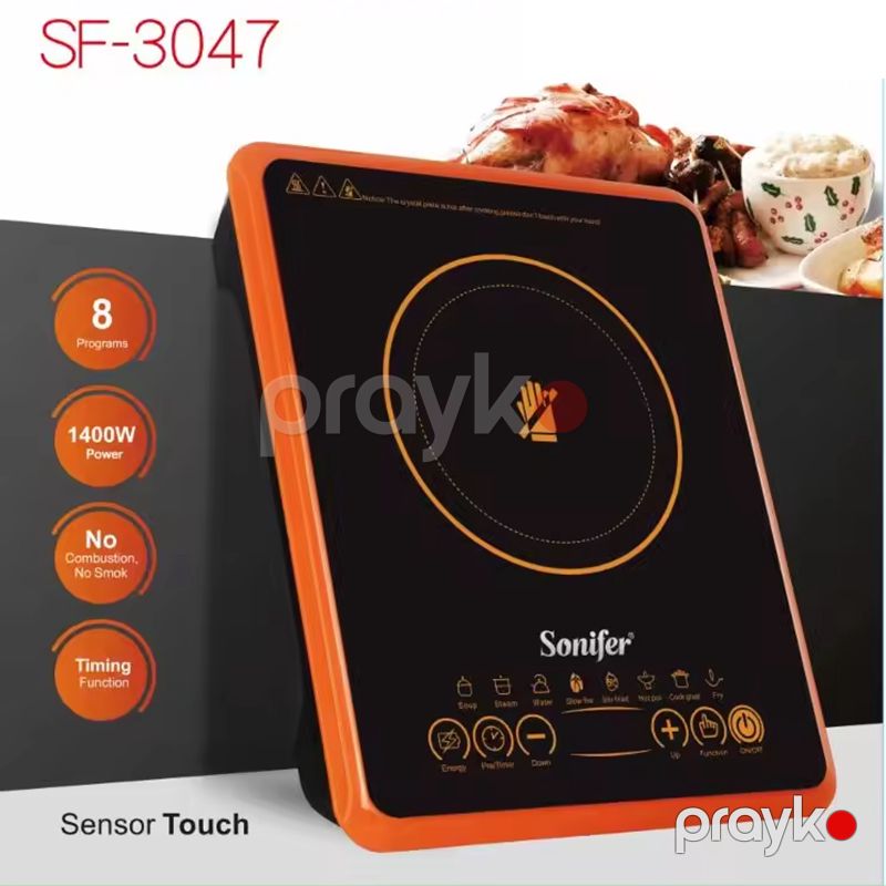Sonifer SF-3047 Keramika Səthli Elektrik Sobası Qızdırıcı Elektrikli Bişirmə Pilitəsi 1400W — Plitələr, Bakı (2)