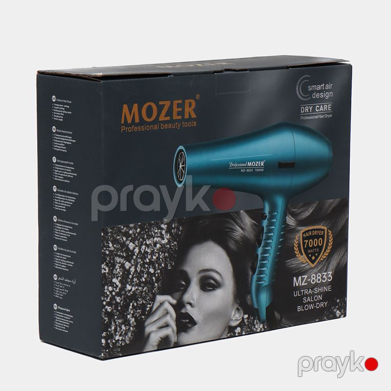 Yüksək Güclü Mozer Hava Feni MZ-8833 7000W Güclü Hava Axını Texnologiyasına Malik Peşəkar Hava Feni — Fən, Bakı (6)