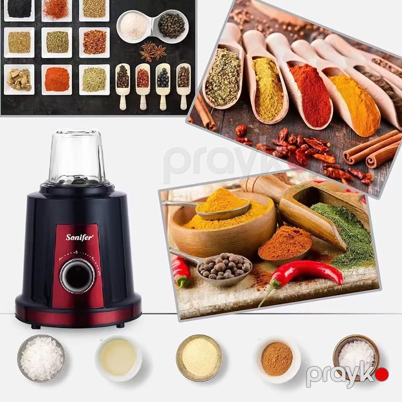 Sonıfer SF-8041 Çoxfunksiyalı Blender Stand Blender 2-si 1 Arada Üyüdücü Başlıqlı Blender 350W — Blenderlər, xırdalayanlar və mikserlər, Bakı (4)
