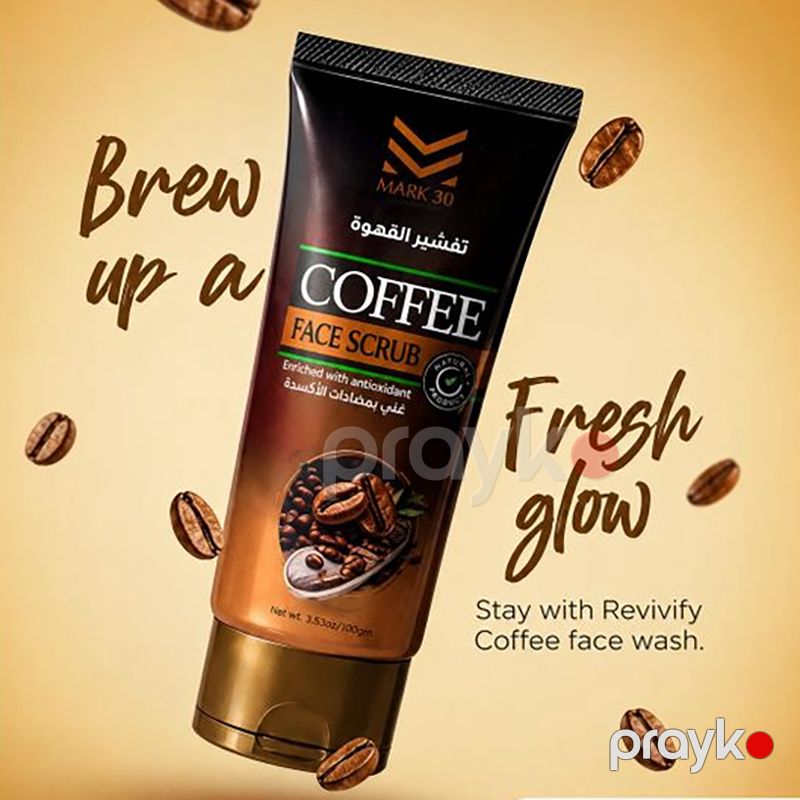 Mark30 Coffee Face Scrub – Qəhvə Tərkibli Üz Skrabı 100 q — Gözəllik və səhiyyə, Bakı (3)