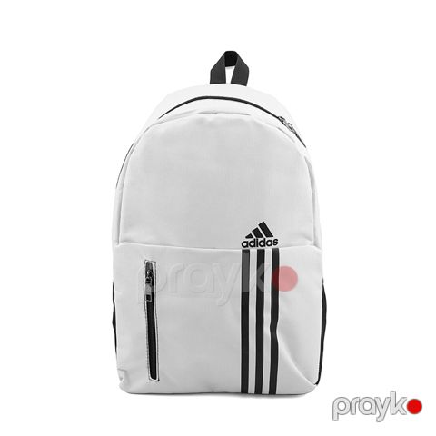 Xanımlar üçün Adidas Bel Səyahət Çantası Ağ Qara Dizanyda Sport Bel Çantası Adidas 3 Zolaqlı İdman Çantası — Bakı