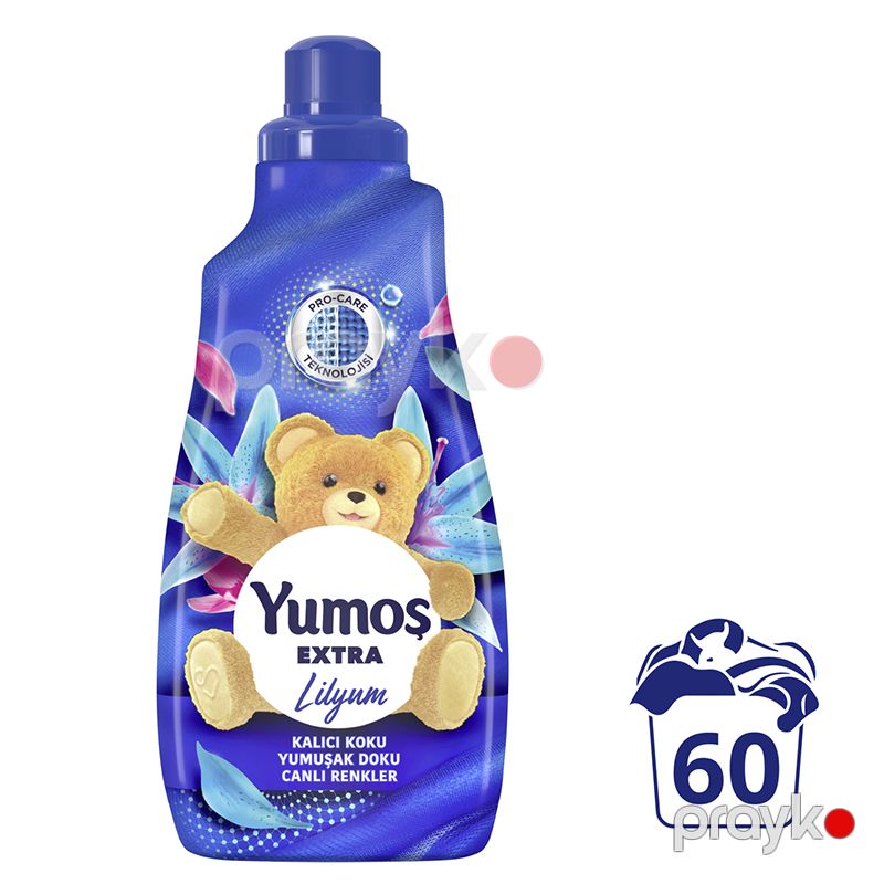 Yumoş Extra Konsantre Çamaşır Yumuşatıcısı Lilyum 1440 ML 60 Yıkama Geyim Yumuşadıcı Ətirli — Mallar, Bakı (2)