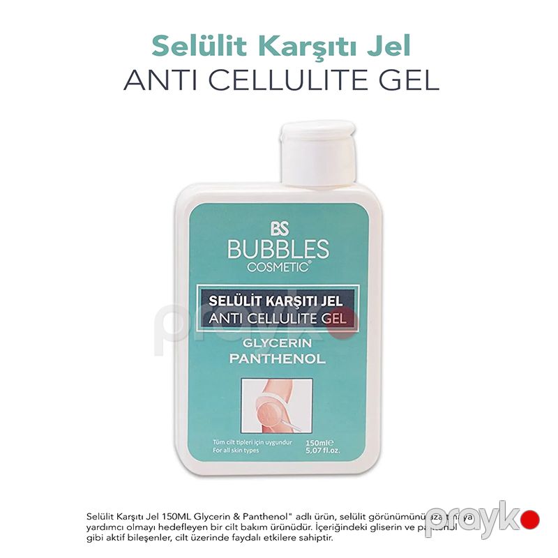 Bs Bubbles Cosmetik Serisindən Dəri Sıxlaşdırıcı Selülit və Çartlaqları Aradan Qaldıran Gel 150ml Selulitə Qarşı krem — Gözəllik və səhiyyə, Bakı (6)