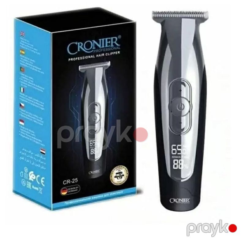 Cronier CR-25 Ekranlı Simsiz Trimmer Çoxfunksiyalı Təraş Maşını — Usturalar, trimmerler və epilyatorlar, Bakı (3)