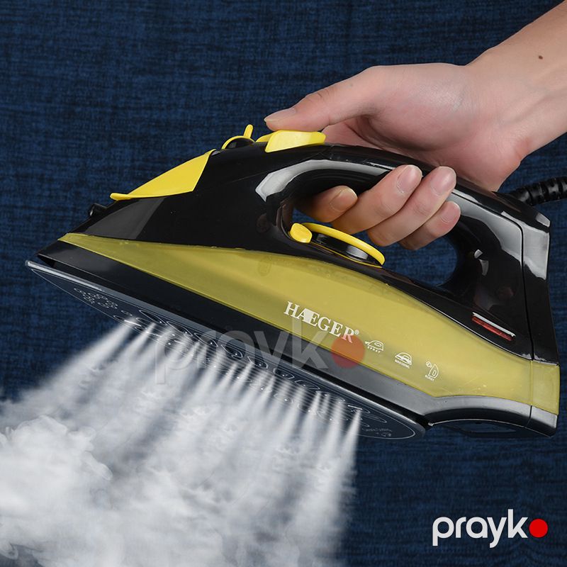 Yüksək Keyfiyyətli Haeger Buxarlı Ütü 2200 Wt Gücə Məxsus Seramik Buxarlı Ütüsü HG-1225 — Ev texnikası, Bakı (3)
