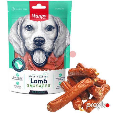 İtlər üçün məzə Wanpy Lamb Sausages 100 q — Bakı