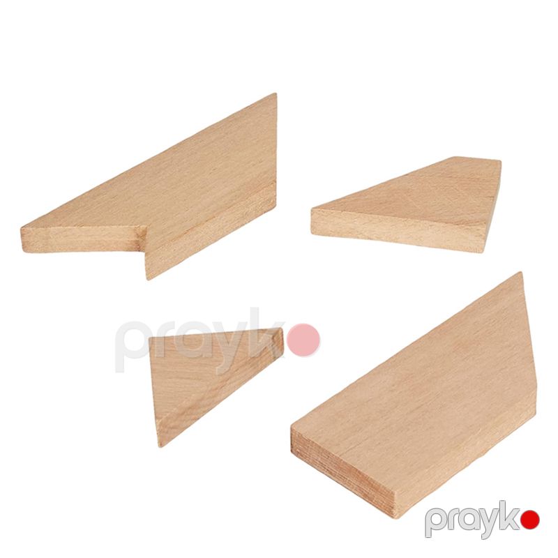 T Tangram Zeka Ve Akıl Oyunu 4 Parça 100 Farklı Şekil T Tangram Zeka Eğitim Oyunu 5+ Yaş 1+ Oyuncu — İdman, hobi, istirahət, Bakı (2)