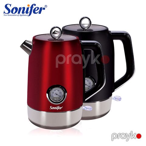 Sonıfer SF-2086 Çoxfunksiyalı Elektrikli Çaydan Paslanmaz Polad Elektrikli Çaydan Kettle 2200 W — Bakı