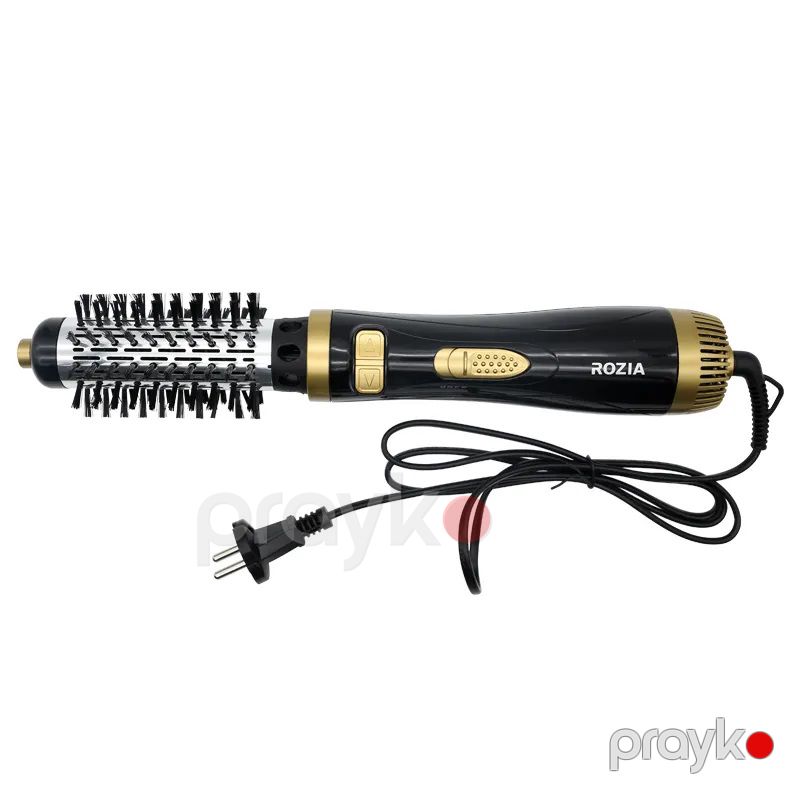 Rozia Elektrikli Fırça Fen Professional 1000W Gücündə Güclü Hava Feni Fırlanan Fırça Başlığı İlə 360° — Fən, Bakı (3)