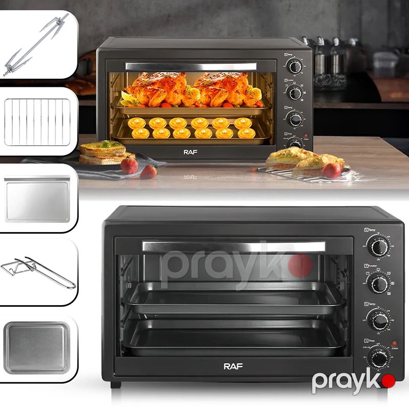 RAF R.5322 Çoxfunksiyalı Elektrikli Soba Qızdırıcı 2200W 68L Tutuma Malik 230°C — Soba və qrillər, Bakı (7)