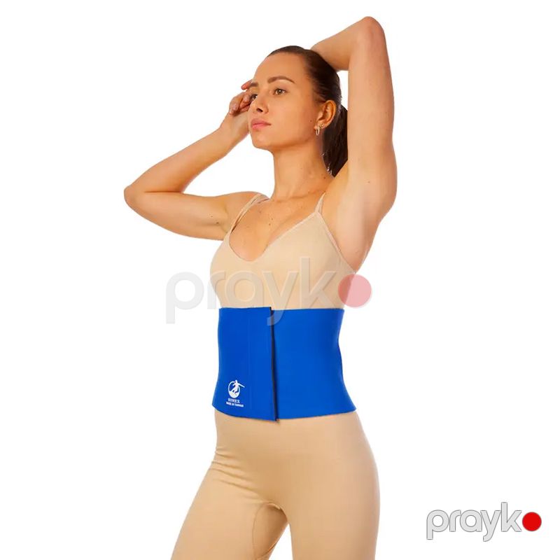 Sunex Tərlədici Kəmər Sunex UNİ Neopren Sauna Effeti İlə Arıqlamaq Üçün Kəmər 120 sm Tünd Göy Rəngli 12x40sm — İdman, hobi, istirahət, Bakı (3)