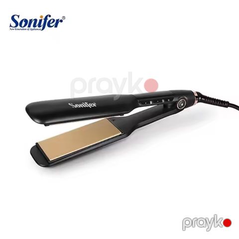 Sonifer SF-9527 Peşəkar Elektrikli Saç Düzləşdirici Fen Ütü Feni Keramika Örtüklü Saç Düzləşdirici — Bakı