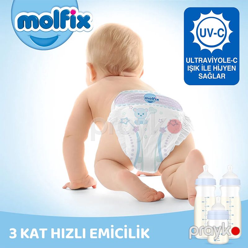 Molfix 3D 6 Beden Extra Large Bebek Bezi 38'li Extra Large Süper Molfix Uşaq Bezi N6 — Pampers və gigiyena, Bakı (6)